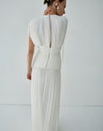 NYMERA MAXI DRESS IN IVORY TULLE