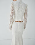 VITALIS TOP IN IVORY LACE