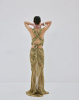 ISOLDE TOP IN SERPIENTE YELLOW - De La Vali