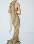 DIOSA TOP IN SERPIENTE YELLOW