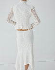 VITALIS TOP IN IVORY LACE - De La Vali