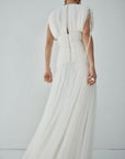 NYMERA MAXI DRESS IN IVORY TULLE