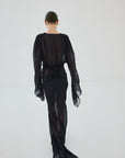 ORYX MAXI SKIRT IN MIDNIGHT