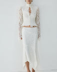 VITALIS TOP IN IVORY LACE