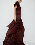 ALCINA MAXI DRESS IN PLUM
