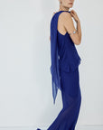 DIOSA TOP IN DEEP BLUE
