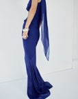 ORYX MAXI SKIRT IN DEEP BLUE