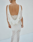 EMERALD MAXI DRESS IN IVORY LACE - De La Vali
