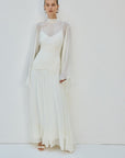 WILLOW MAXI DRESS IN IVORY - De La Vali