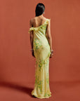 HEMERA MAXI DRESS IN PRIMAVERA - YELLOW SILK CHIFFON