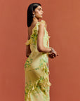 HEMERA MAXI DRESS IN PRIMAVERA - YELLOW SILK CHIFFON