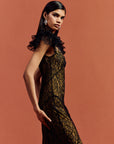 NEPHELE MAXI DRESS IN BLACK LACE