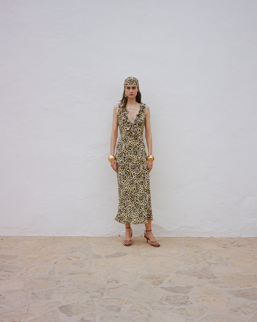 CESTO MIDI DRESS SILK CDC EL FELINO
