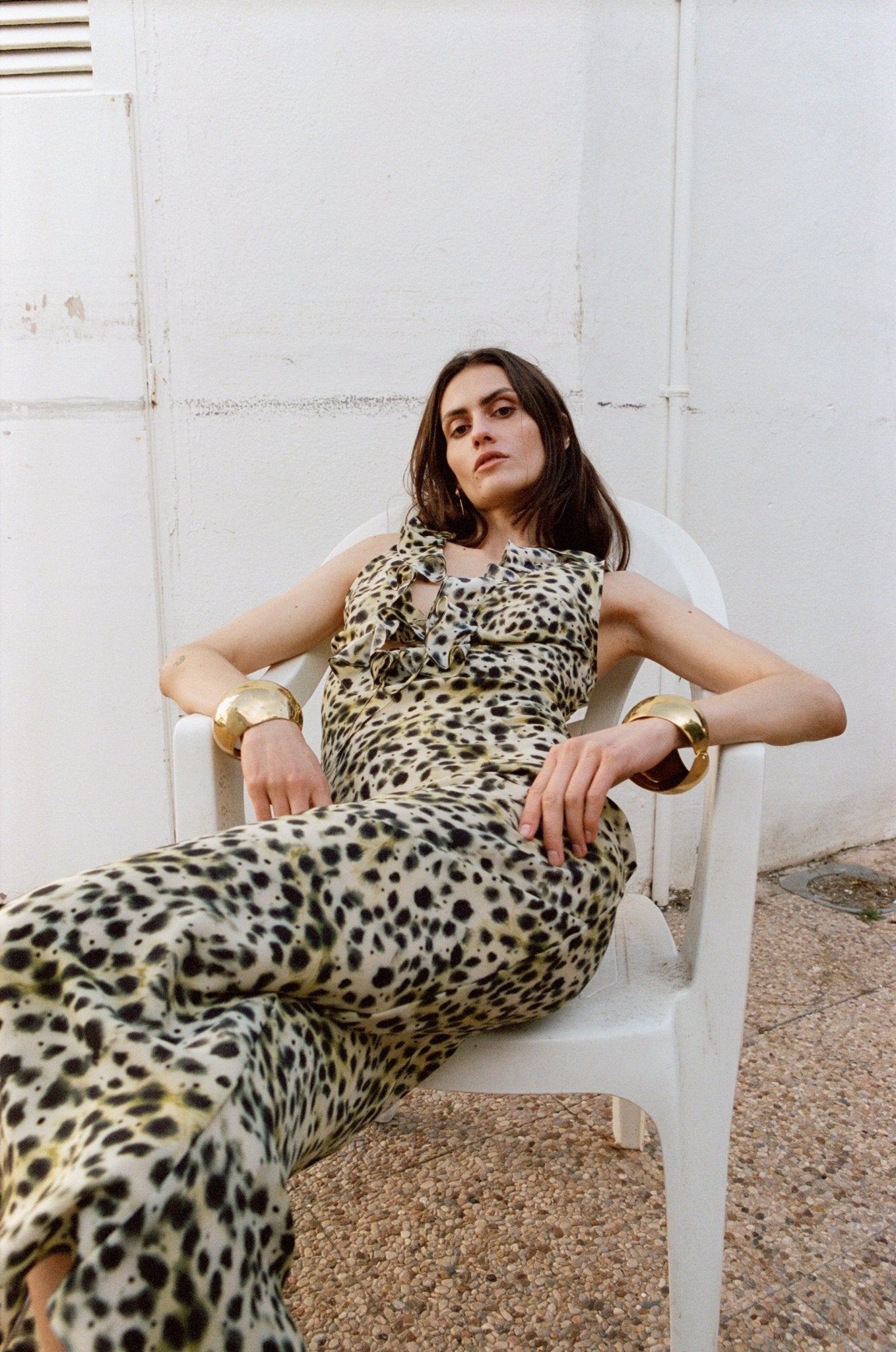 CESTO MIDI DRESS SILK CDC EL FELINO - De La Vali