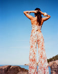 LUMA TROUSERS IN CACHEMIRA PRINT VISCOSE GEORGETTE - De La Vali