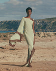 VETA MINI DRESS IN MINT GREEN CREPE DE CHINE - De La Vali