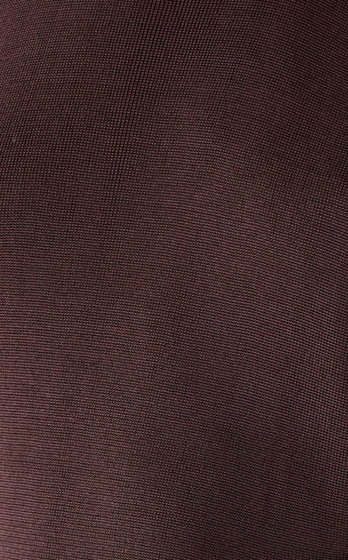 ELIODORO MAXI DRESS IN UMBER BROWN SLINKY KNIT