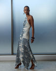 ARTEMIS MIDI DRESS IN ZEBRA PRINT JERSEY - De La Vali