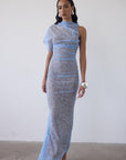 LUCHO MAXI DRESS IN SKY LACE
