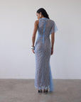 LUCHO MAXI DRESS IN SKY LACE