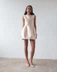 PAMPERO MINI DRESS IN CREAM TWILL