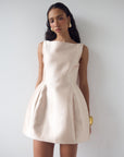 PAMPERO MINI DRESS IN CREAM TWILL