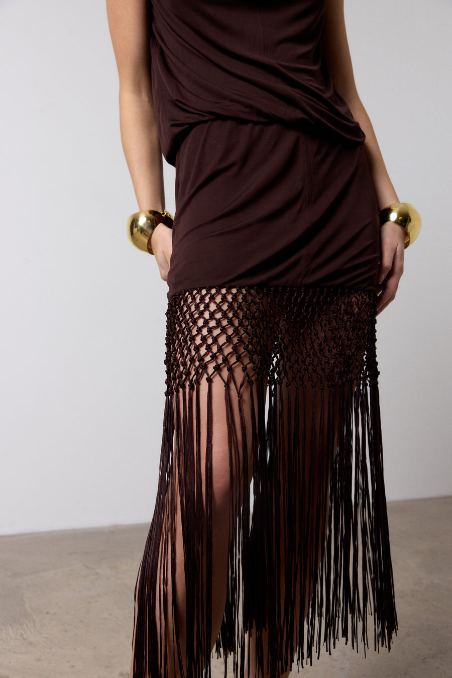 BENTU MINI DRESS IN RAYON JERSEY