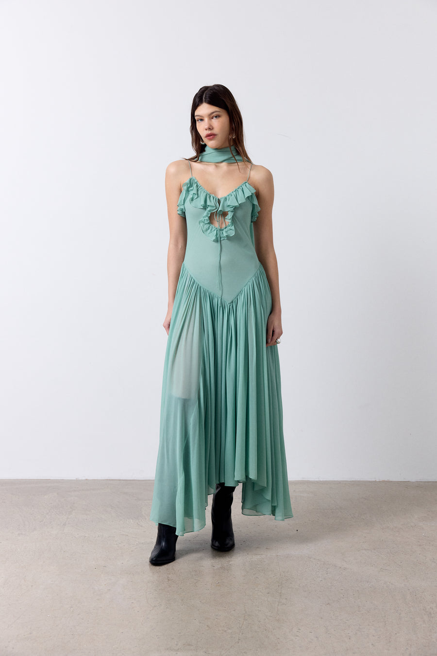 HARMATTAN MIDI DRESS IN VISCOSE GGT