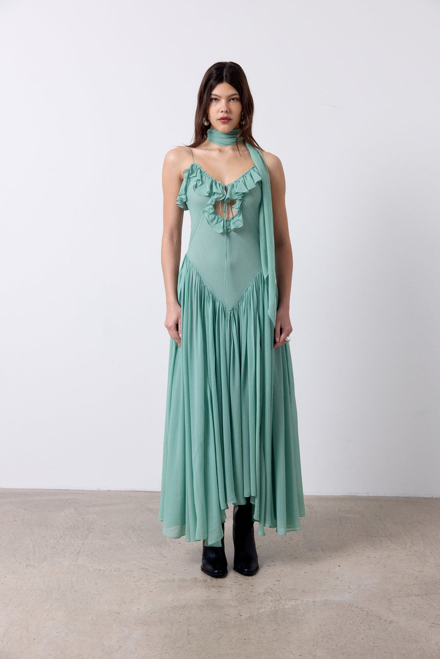 HARMATTAN MIDI DRESS IN VISCOSE GGT