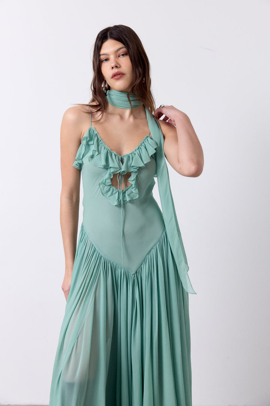 HARMATTAN MIDI DRESS IN VISCOSE GGT