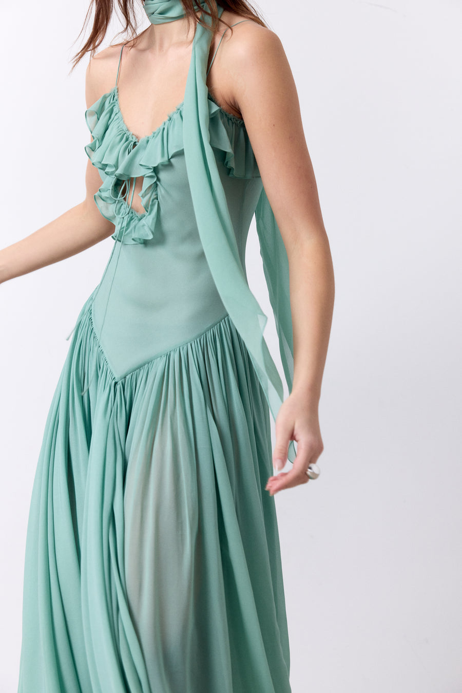 HARMATTAN MIDI DRESS IN VISCOSE GGT