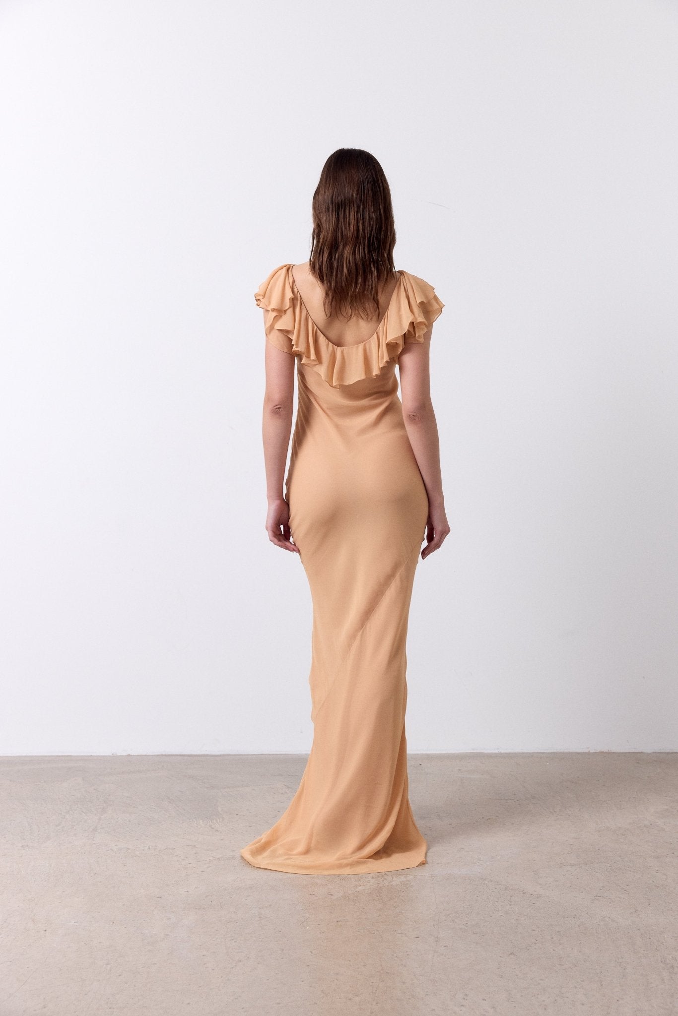 SUESTADO MAXI DRESS IN SHELL GEORGETTE - De La Vali