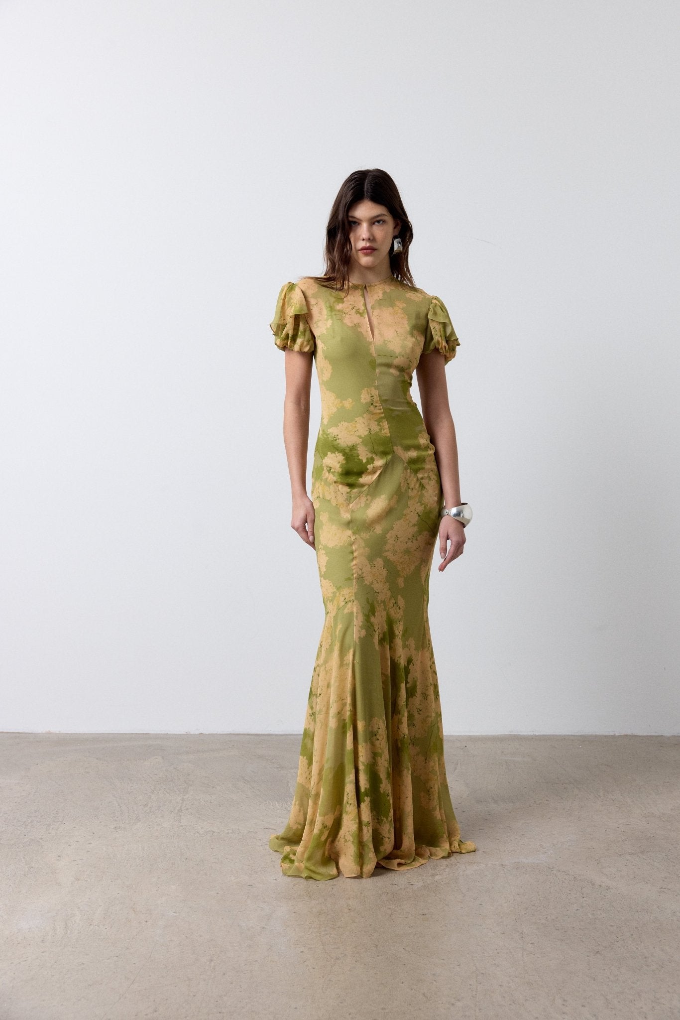 SUMATRA MAXI DRESS IN EL CEREZO GEORGETTE - De La Vali