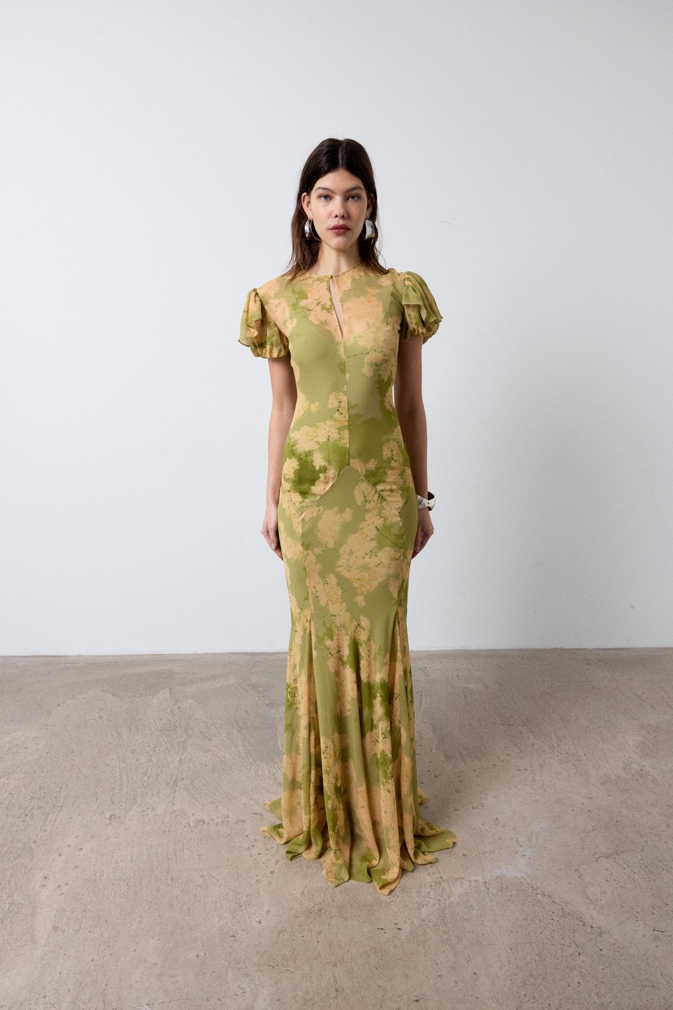 SUMATRA MAXI DRESS IN EL CEREZO GEORGETTE - De La Vali