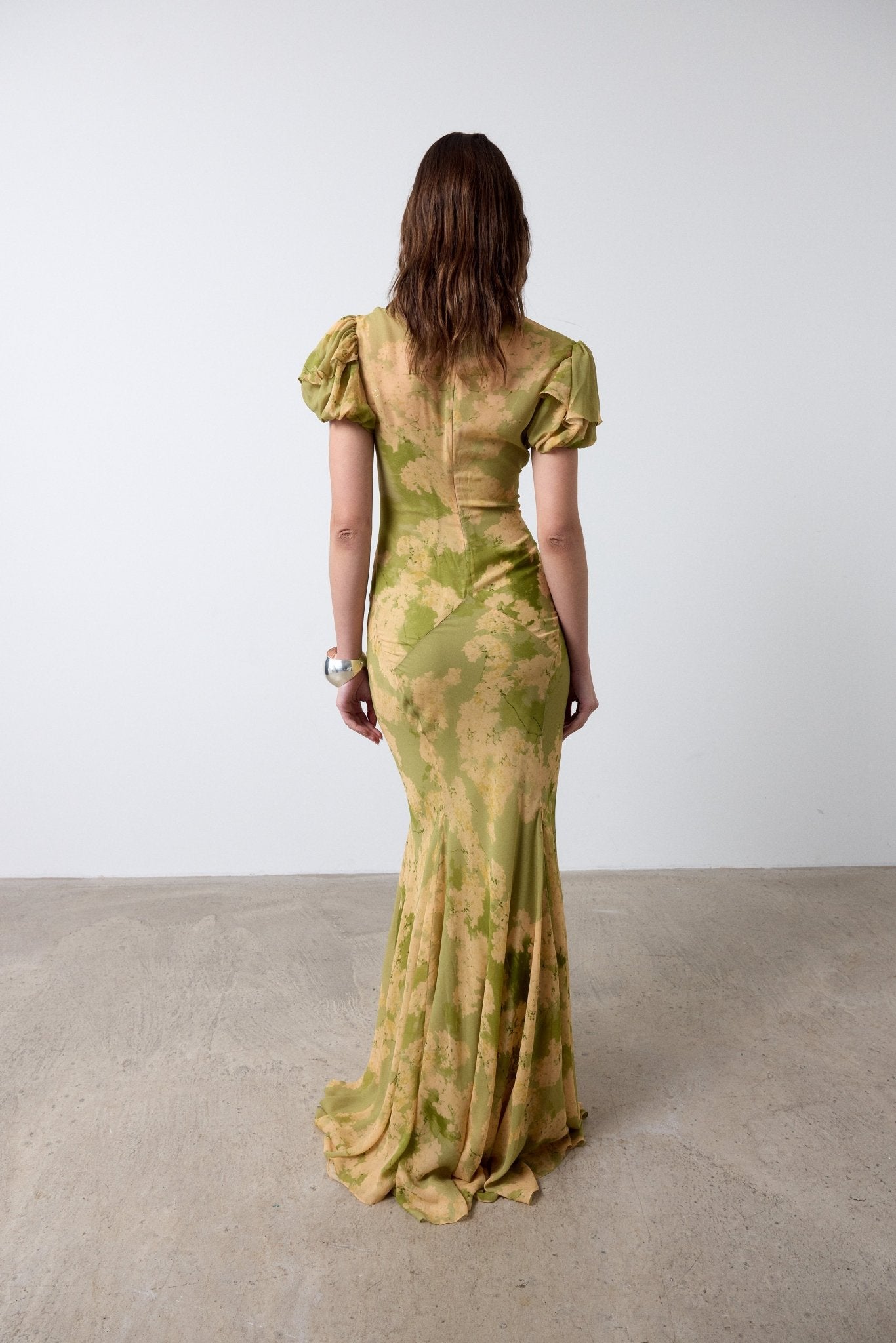 SUMATRA MAXI DRESS IN EL CEREZO GEORGETTE - De La Vali