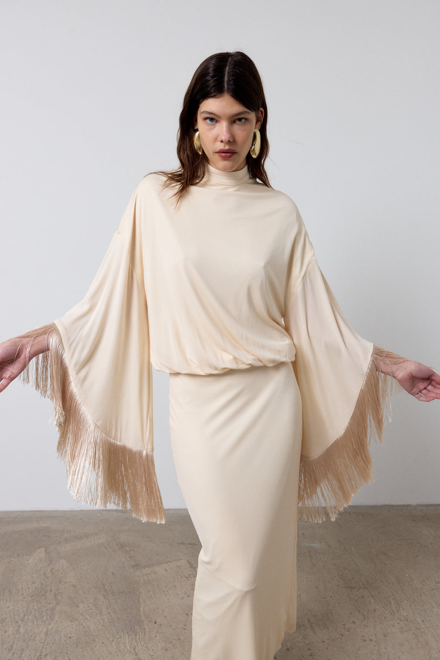 TRAMONTANA MAXI DRESS IN RAYON JERSEY