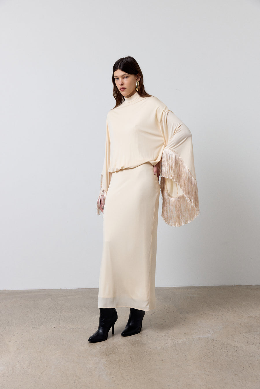 TRAMONTANA MAXI DRESS IN RAYON JERSEY