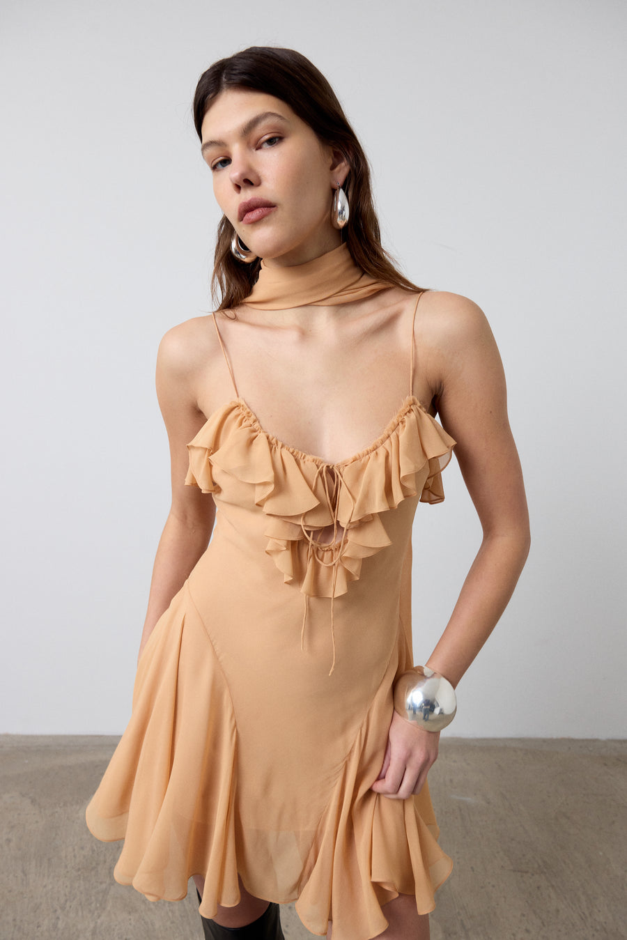 HARMATTAN MINI DRESS IN VISCOSE GGT