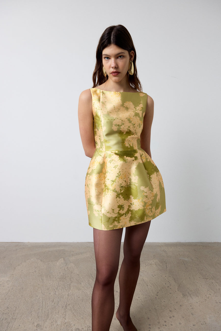 PAMPERO MINI DRESS IN TWILL EL CEREZO