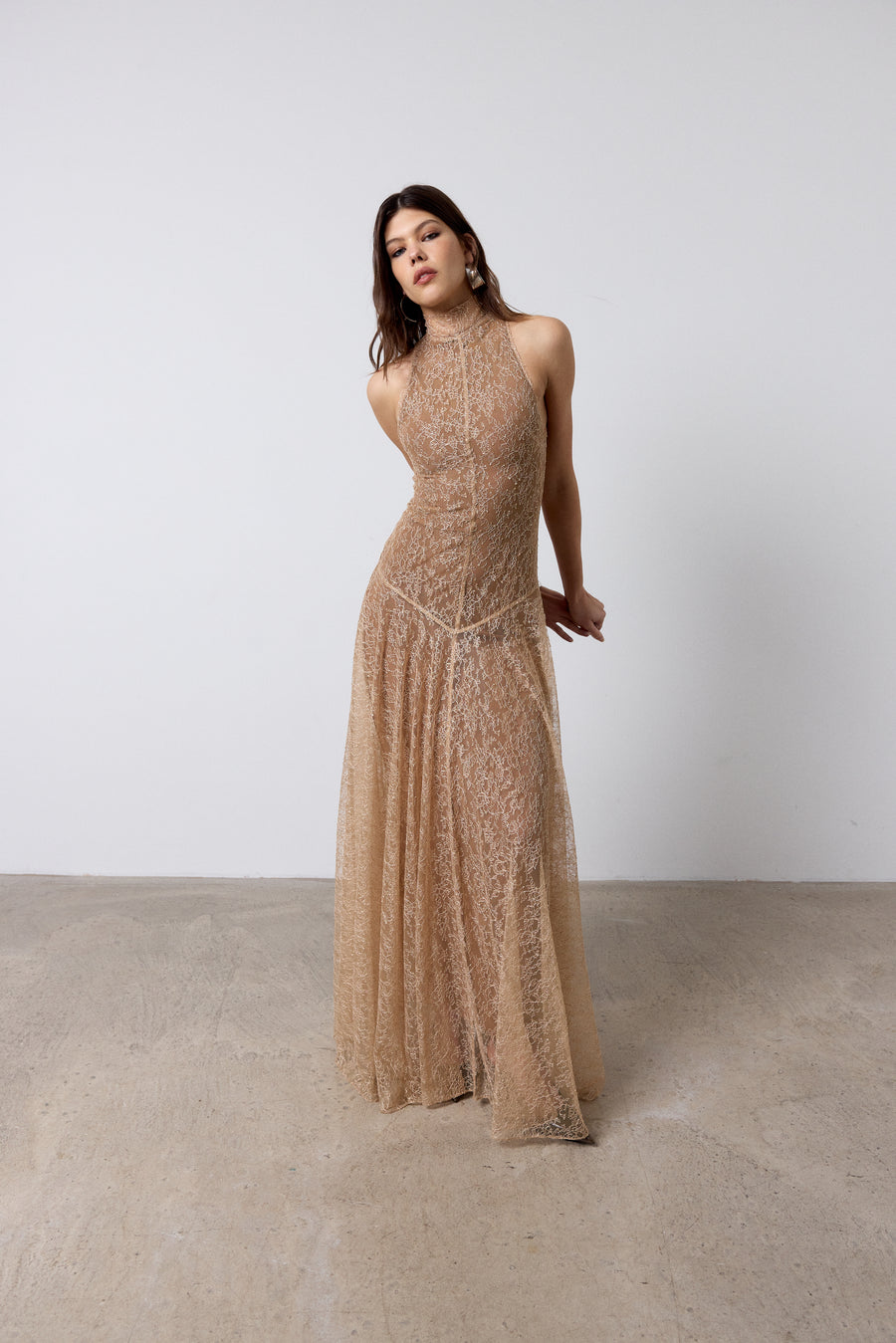 FOEHN MAXI DRESS IN LACE