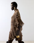 SOL MINI DRESS IN GUEPARDO GEORGETTE CHIFFON