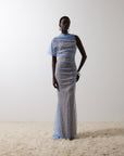 LUCHO MAXI DRESS IN SKY LACE