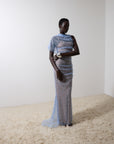 LUCHO MAXI DRESS IN SKY LACE