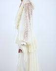 ESEN MAXI DRESS IN IVORY LACE - De La Vali
