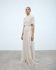 HIMALIA MAXI DRESS IN ANTIQUE TULLE - De La Vali
