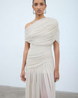 HIMALIA MAXI DRESS IN ANTIQUE TULLE - De La Vali