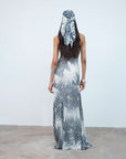 ATTICA MAXI DRESS IN ZEBRA PRINT GEORGETTE - De La Vali