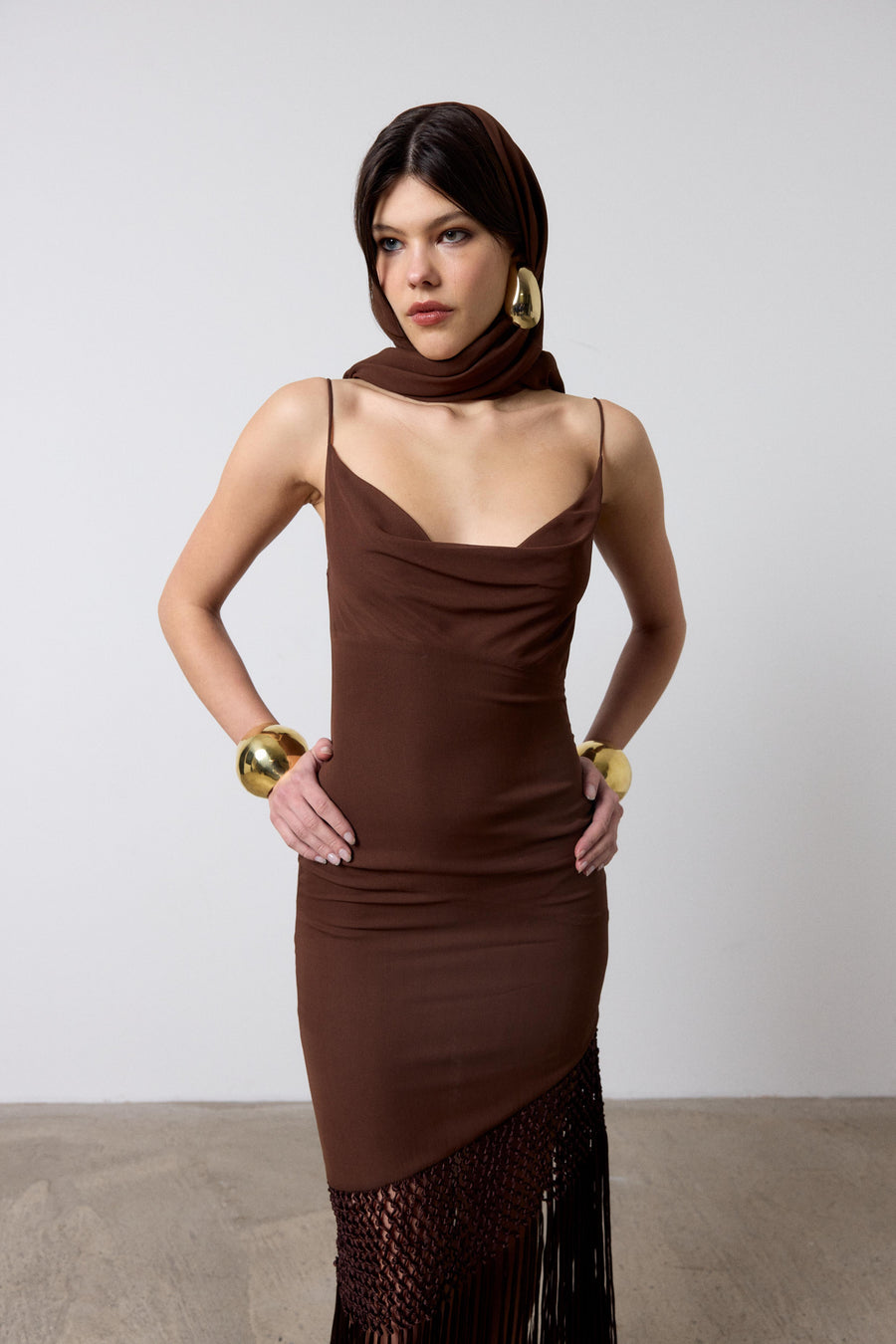 VARDAR MIDI DRESS IN VISCOSE GGT