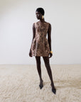 PAMPERO MINI DRESS IN GUEPARDO TWILL