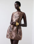 PAMPERO MINI DRESS IN GUEPARDO TWILL